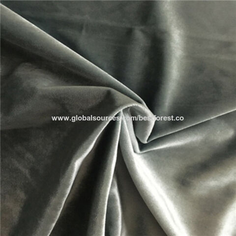 Tela de terciopelo de poliéster ignífugo NFPA701 / BS5852 para tapicería y cortinas ignífugas al por mayor for sale at factory direct price