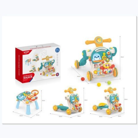 Mainan Bayi, Mainan Edukasi, Baby Walker Musik 4 In 1 Prasekolah Sains Paseantes Stroller Walker for sale at factory direct price