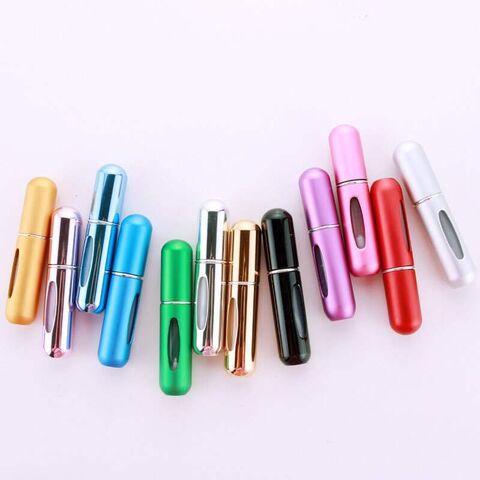 Frasco de perfume en spray portátil mini de 5 ml de alta calidad para viaje, atomizador recargable para señoras for sale at factory direct price