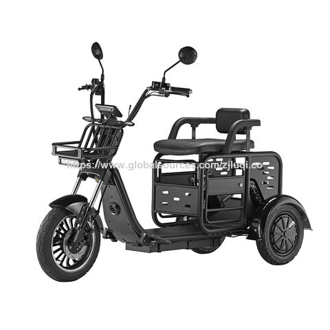 LUQI Tricycles électriques pour adultes 1000W à pneus larges et batterie au lithium rechargeable longue portée for sale at factory direct price