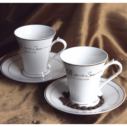 Ceramic Porcelain Promotional Gold Rims Coffee Cups $3 - Wholesale ...