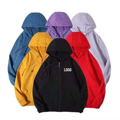 Grosir Kaos Hoodie Rajut Katun Nyaman Pria Musim Gugur Tipis Desain Logo Bordir Sablon Kustom Hoodie Resleting