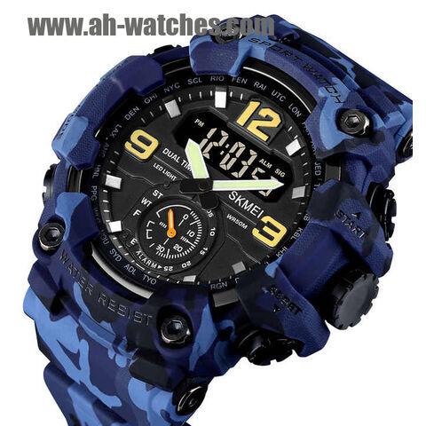 Montres numériques LED sport pour enfants, montre militaire bon marché en gros