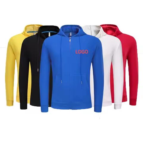 Produsen Jaket Hoodie Resleting Pria Bahan Fleece Katun Hangat, Logo Kustom, Desainer Hoodie Fleece Polos