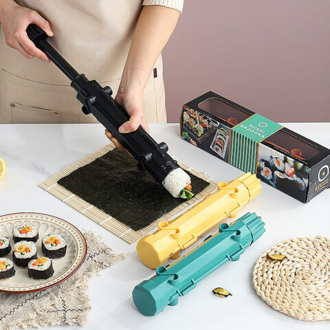 Molde para Sushi Rayado Casero DIY Juego de Herramientas para Moldear Bolas de Arroz Bazuca de Sushi con Logo Personalizado