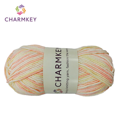 Venta caliente de hilo acrílico 100% teñido espacial de 100 gramos por rollo, hilo grueso y elegante de colores para crochet personalizado al por mayor for sale at factory direct price