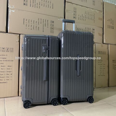 Venta caliente Maleta con ruedas para cabina de PC Juego de equipaje plegable Maleta de viaje Maleta de lujo Rmow Diseñador Carcasa dura Marco de aluminio