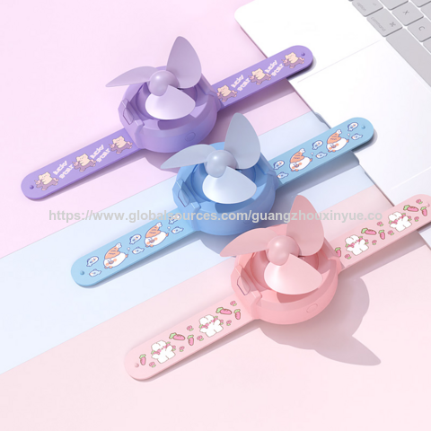 Venta al por mayor, precio de fábrica, OEM/ODM, dos velocidades, viento fuerte, niños, reloj, USB, pantalla, pantalla digital, azul, púrpura, rosa