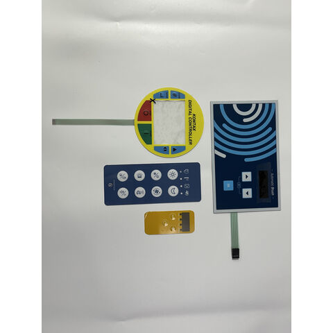Membrane Type Control Panel Tactile Control Graphic Overlay Waterproof Touch Membrane Switch Panel ...