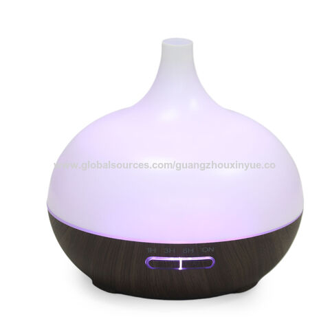Hersteller Aroma Diffuser Elektrisch mit Dunkler Holzmaserung für Ätherische Öle Luftbefeuchter für Büro Zuhause