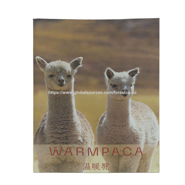 Saco de presente de papel couché C2S com impressão personalizada a preço de fábrica para empresas