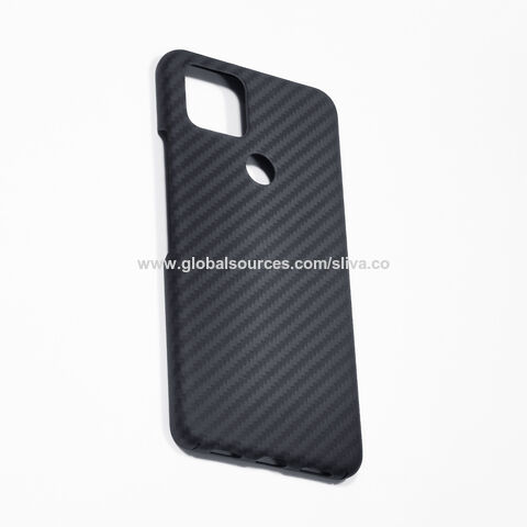 Hochwertige Kohlefaser Handyhülle zum Fabrikpreis, schwarz/grau Köperbindung, passend für Google Pixel 5 for sale at factory direct price