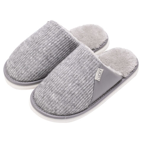 Pantoufles en coton pour femmes en gros, hiver, maison, intérieur, Baotou, couple, sol, chaudes, antidérapantes, en peluche, pantoufles en coton pour hommes for sale at factory direct price