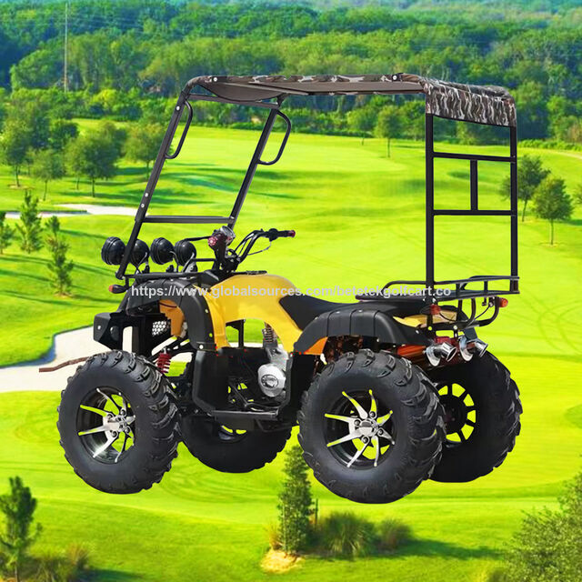 Voiturette de Golf à Gaz Style VTT Homologuée Route 2024 avec Audio, 1-2 places, SUPER VTT, pour Jeunes Hommes et Adultes for sale at factory direct price