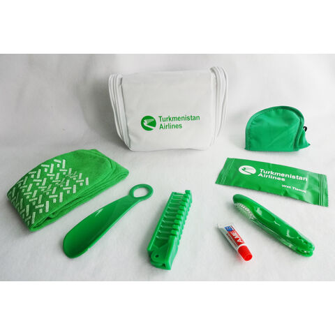 Free Samples Factory Custom Cosmetic Bag Sets Airline Travel Pouch ...