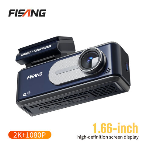 Dual-Dashcam 2K + 1080P kabellos mit zwei Objektiven vorne und hinten für Autos und LKWs, Super-Nachtsicht, universelle App-Steuerung