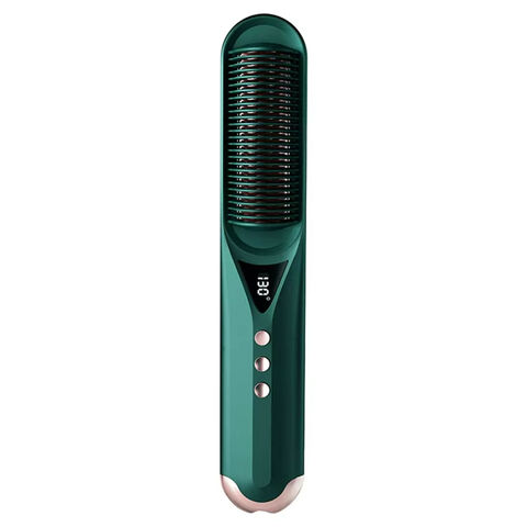 Pacote Promocional Alisamento Suavizante Endireitador Elétrico Mini Escovas de Cabelo Aquecidas para Casa
