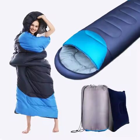 Ultraleichter, wasserdichter Winterschlafsack für Erwachsene mit individuellem Logo, Baumwollfutter, hautfreundlich, ideal für Backpacking
