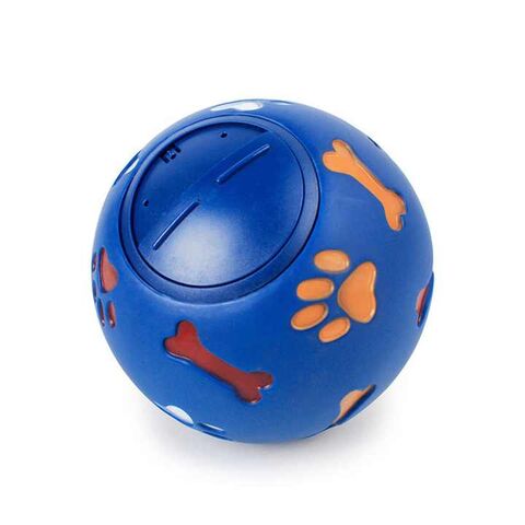 Juguete dispensador de comida para perros, superventas, pelota interactiva para perros, juguete ecológico de goma suave para alimentación lenta de mascotas