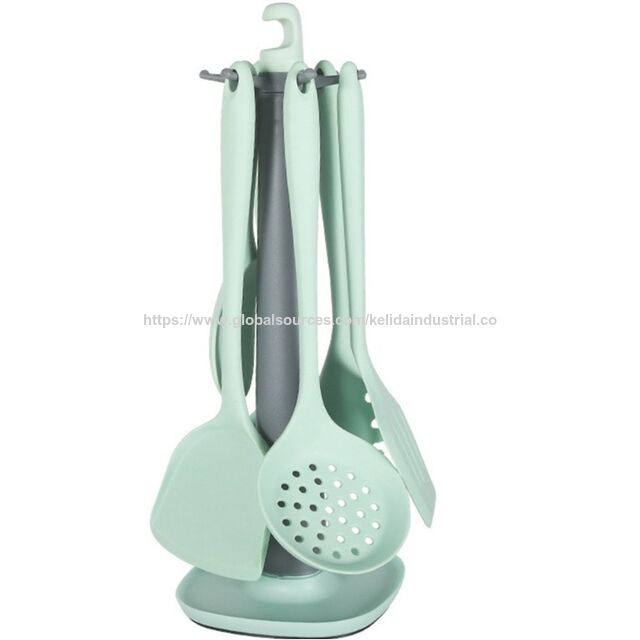 Silikonspatel zum wettbewerbsfähigen Preis, Antihaft-Kochgeschirr, hitzebeständiger Küchenhelfer for sale at factory direct price