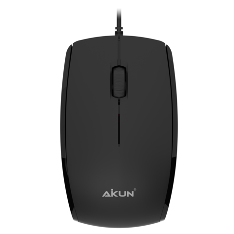 AIKUN أو سعر المصنع OEM - ماوس مكتب سلكي USB الأكثر مبيعًا لأجهزة الكمبيوتر واللابتوب، ماوس سلكي صامت بدقة 1200 نقطة في البوصة for sale at factory direct price
