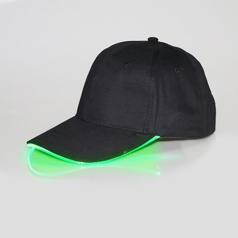 قبعة بيسبول مضيئة بإضاءة ليد وشعار مخصص رخيص وعصري للبيع بسعر خاص for sale at factory direct price