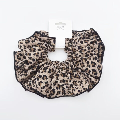 Jepit rambut motif macan tutul bunga, jepit hiu bentuk bunga modis, jepit rambut kain anak perempuan, aksesori rambut for sale at factory direct price