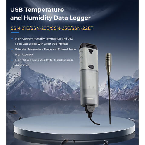 Medidor de temperatura y humedad de alta precisión SSN-21E, instrumento de prueba de temperatura y humedad de bulbo húmedo y punto de rocío for sale at factory direct price