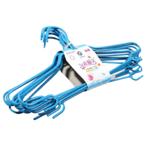 خطافات علاقات ملابس ملونة مع مشابك غير قابلة للتعديل for sale at factory direct price