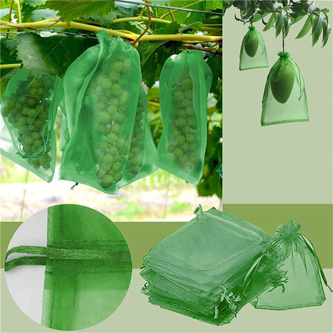 Bolsas de malla a prueba de insectos al por mayor, bolsa de uva resistente a insectos