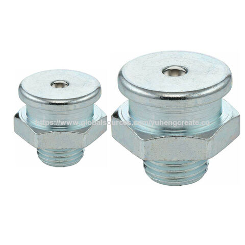 Riesen-Schmiernippel mit Knopfkopf, Messing, gerades Hydraulikrohr-Verbindungsstück for sale at factory direct price