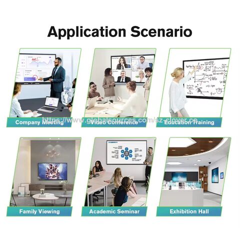 65 75 85 Inch 4k Lcd Touch Screen Tv All In One Interactive Board Smart ...
