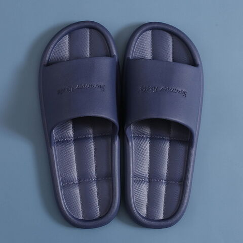 Zapatillas de casa al por mayor para hombre, para hotel, verano, dormitorio, silenciosas, baño, antideslizantes, de suela blanda, sandalias para hombre for sale at factory direct price