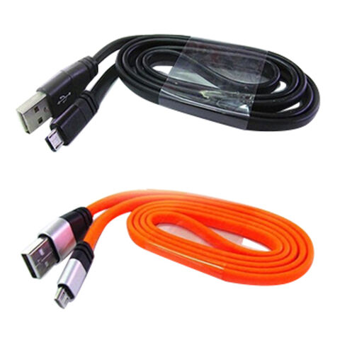 2025 colorful noodle micro flat USB color data cable