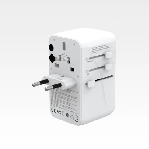 EXW Adaptateur GaN Tech PD 100W Chargeur Rapide Adaptateur de Voyage Universel Charge Super Rapide Adaptateur de Prise Internationale Mondiale pour Voyage for sale at factory direct price