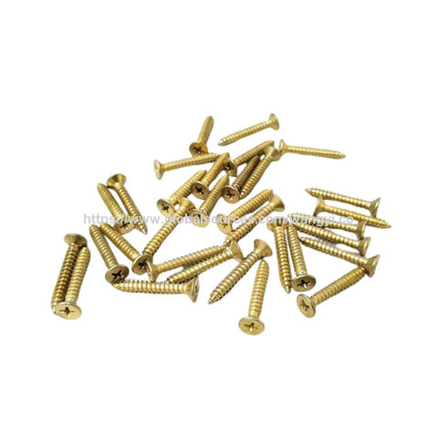 Manufactures stainless steel copper plated fine thread drywall self-tapping drywall screws Countersunk self tapping screw