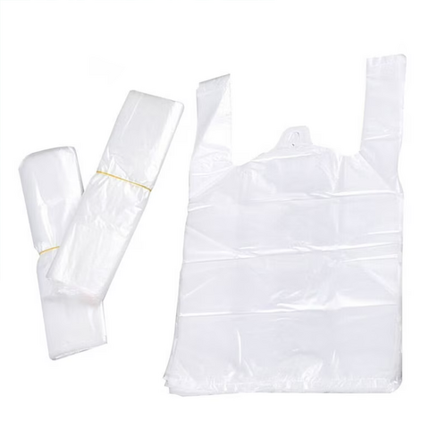 Sac Shopping en Plastique de Haute Qualité - Sac Cabas Solide Type T-Shirt, Parfait pour le Commerce de Détail, Vente Directe d'Usine pour une Valeur Maximale
