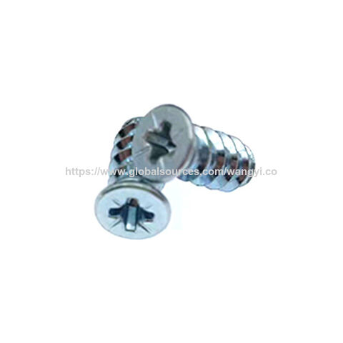 Vis Euro galvanisées en usine pour bois, meubles, vis à tête fraisée cruciforme for sale at factory direct price