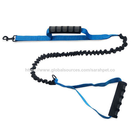 مقود كلاب بمقبضين ناعمين من مادة EVA وحبل مطاطي مرن - مقود للحيوانات الأليفة for sale at factory direct price