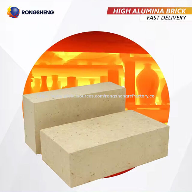 Hochtemperatur-Ofen-Feuerfestmaterial Sk-34 Sk-36 Feuerfeste Steine aus hochtonerdehaltigem Material zum Fabrikpreis - Feuerfeste Ziegel