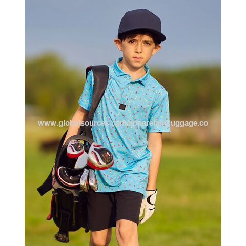 Impresión personalizada Logo Niños Boy Youth Dry Fit Polo T-Shirt Golf Wear Polo Shirts para ropa de padres e hijos