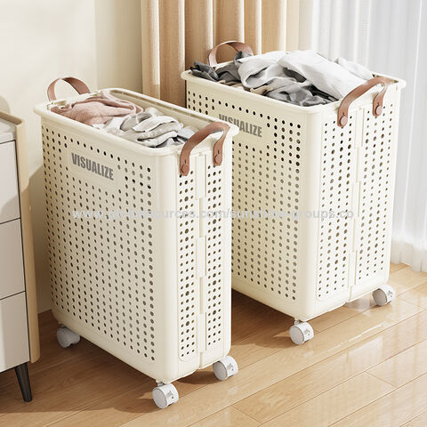 Panier à linge pliable pour vêtements sales, panier à linge domestique, grand rangement, panier à linge sale, balcon, salle de bain, panier à linge sale