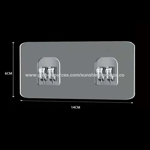 Gancho adhesivo fuerte para cocina, almacenamiento de baño, impermeable, sin clavos, gancho autoadhesivo para colgar en la pared detrás de la puerta for sale at factory direct price
