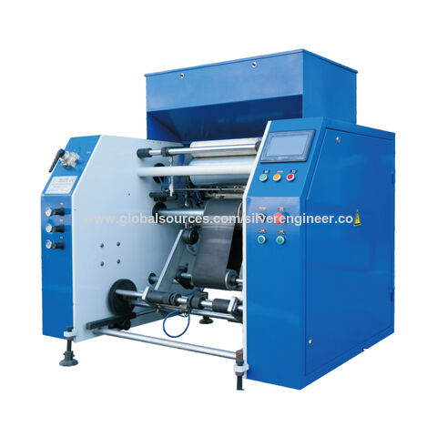 Venda quente pequeno enrolamento automático filme PE/PVC food grade envoltório plástico rebobinamento máquina for sale at factory direct price