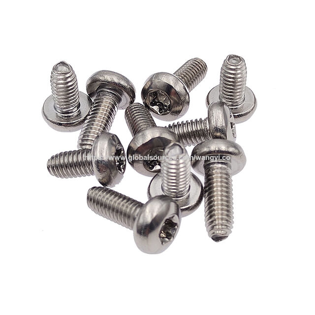 Manufacturer carbon steel nickel pan head torx triangle locking screws self tapping screws