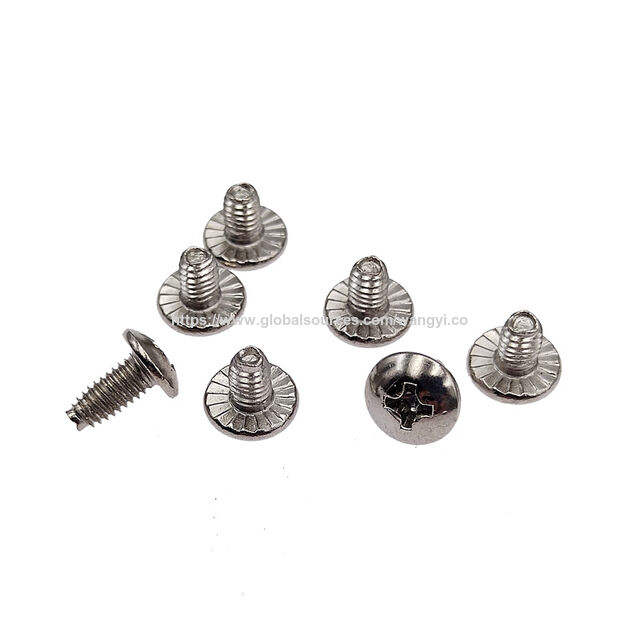 Wholesale carbon steel nickel Phillips large flat head triangle tooth locking screws self tapping screws