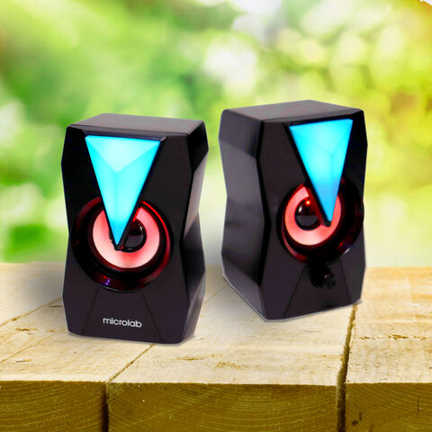 Usb 2.0 Computer Speaker, Multimedia Led Speaker, Rgb Gaming Speaker ...