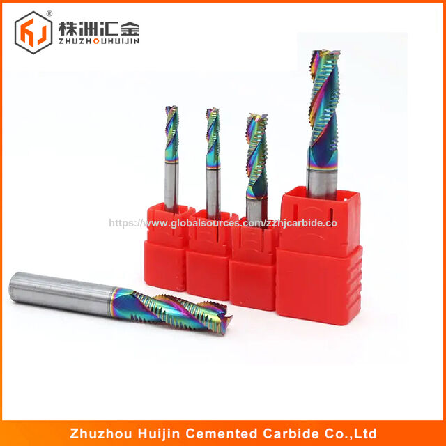 Cnc Cutter Tool Rough End Mill Cutter Dlc Roughing End Mill For ...