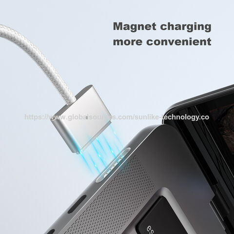 Factory price，140W USB-C to Magnetic 3Cable, Compatible with MacBook Pro 2021, magnet charging, convenient charging way，for iphone for sale at factory direct price