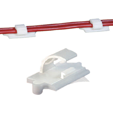 Clipes de Fixação para Abraçadeiras de Cabo, Braçadeiras de Plástico, Abraçadeiras de Nylon Pretas, 12 Unidades, Clipes de Selim, Parafuso Automático Simples